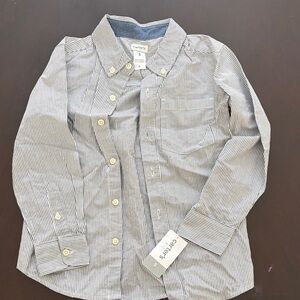 Carter's Striped Button Down Shirt NWT